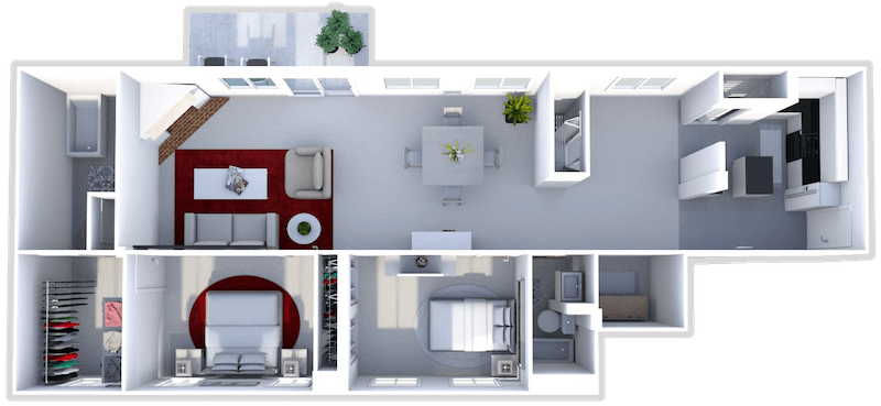 Floor Plan - The Pearson Penthouse