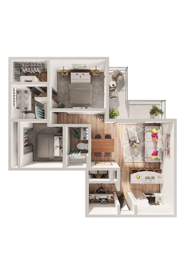 Legacy North - B2JC0 Floor Plan - B2J