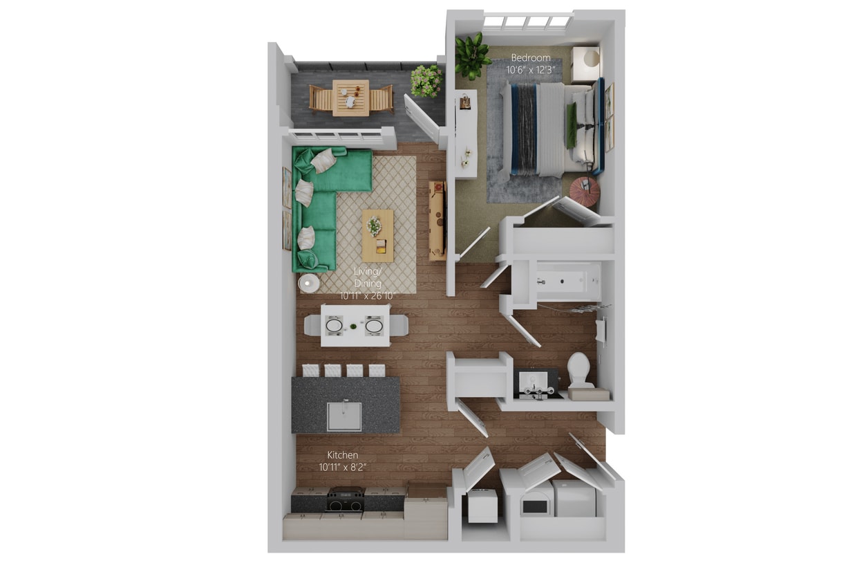 Floor Plan - The Bungalow (Classic A1)