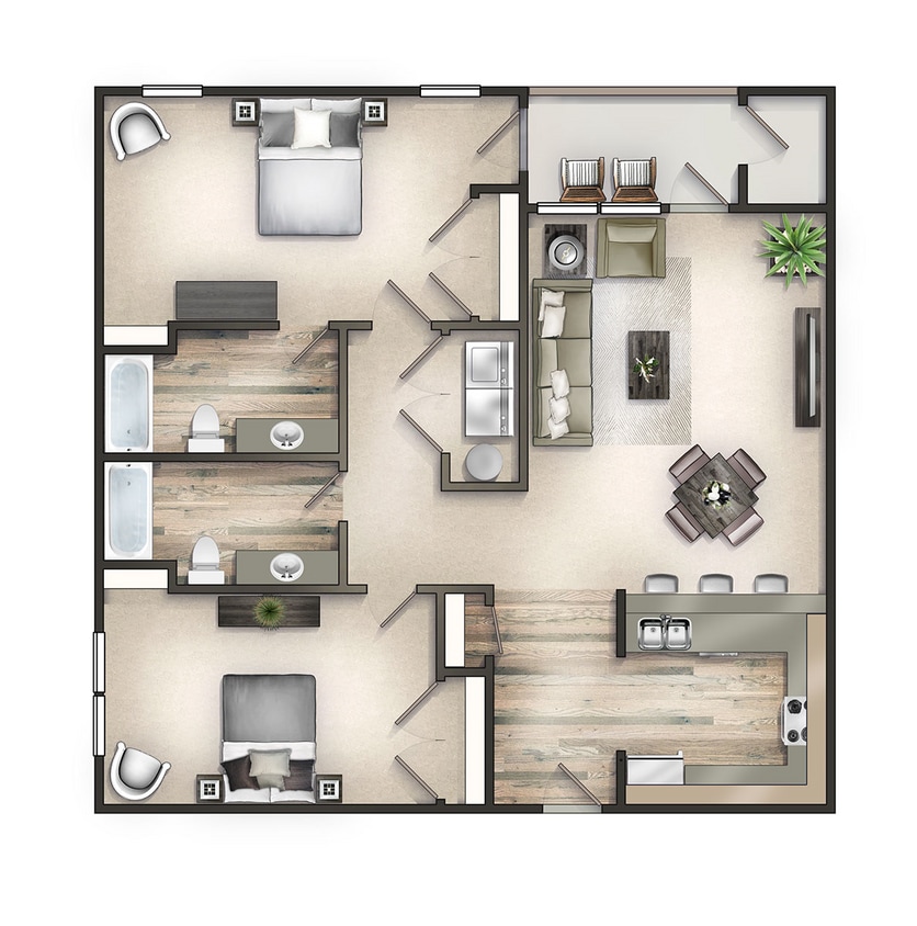 Floor Plan - The Bay