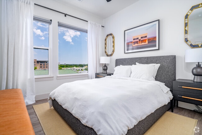 1BR, 1BA - 711SF - Bedroom - The Josephine