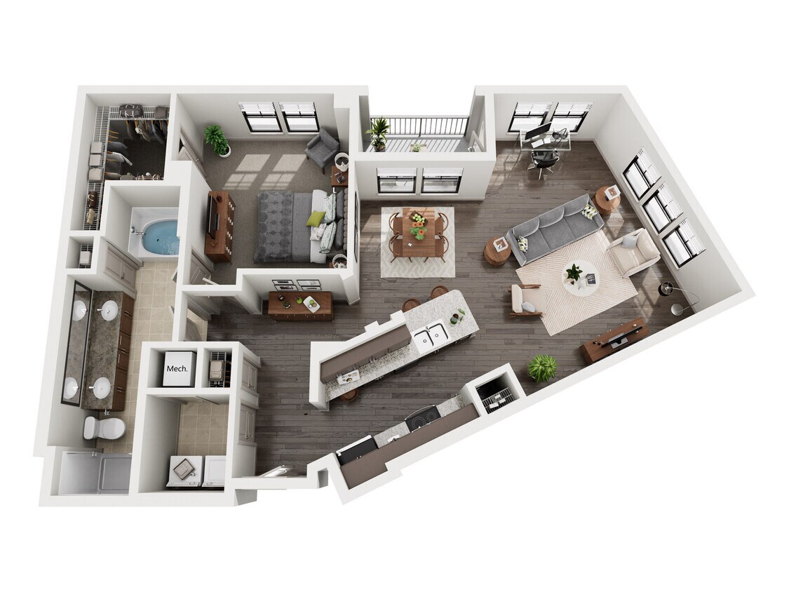 A5 floor plan Braeswood Place - A5