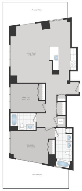Floor Plan - Penthouse 1508