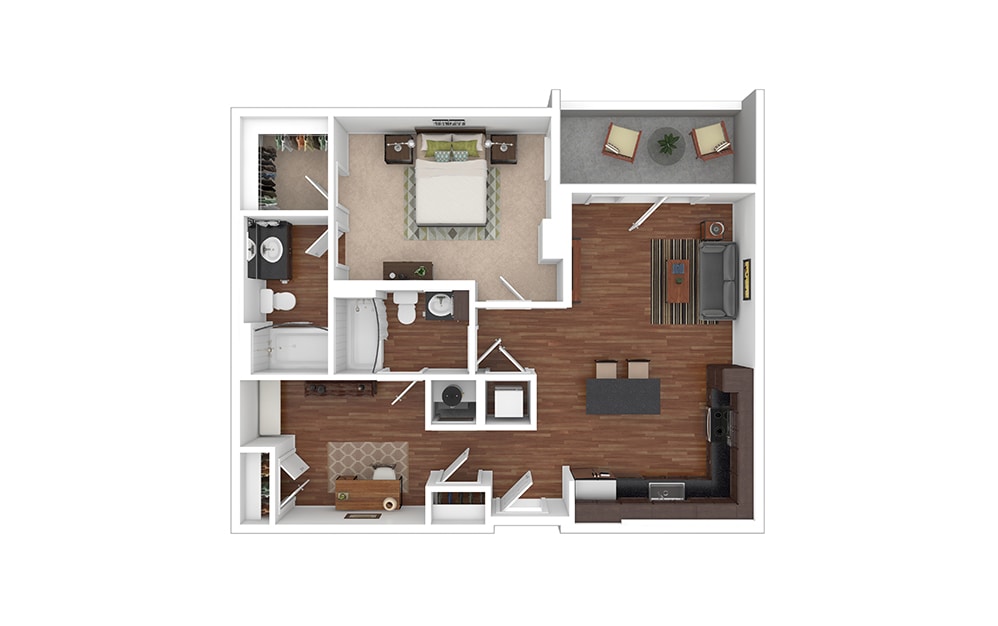 Floor Plan - A34 - The Lyric