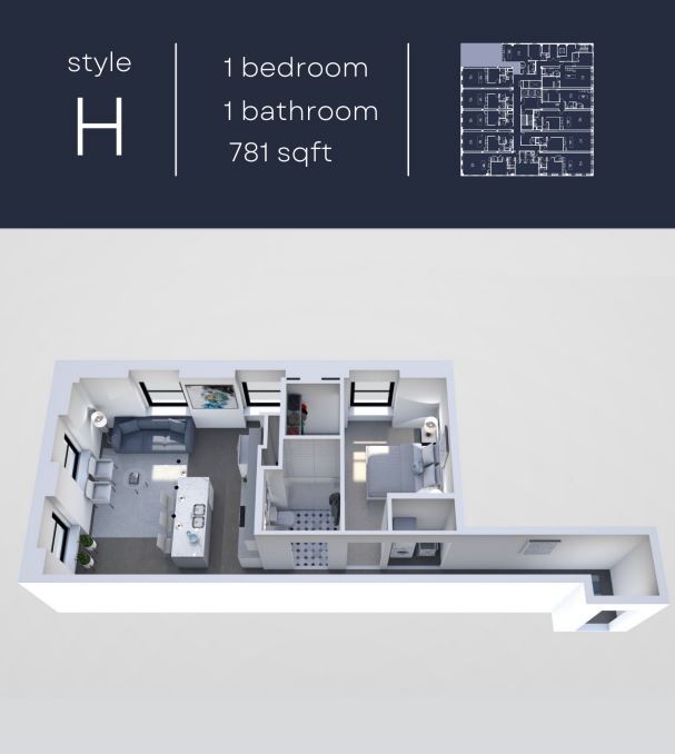 Floor Plan - Unit H