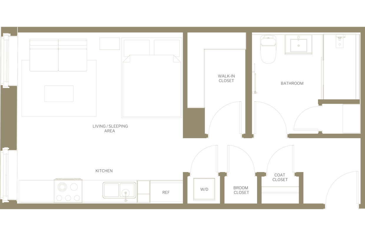 Floor Plan - Studio A