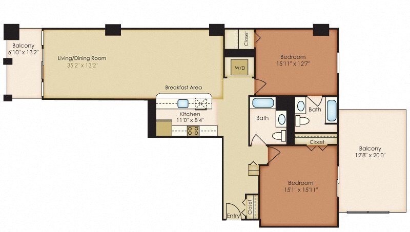 Floor Plan - Francis Scott Key II