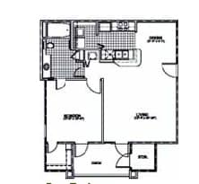 1BR/1BA - The Oak 1 Bedroom