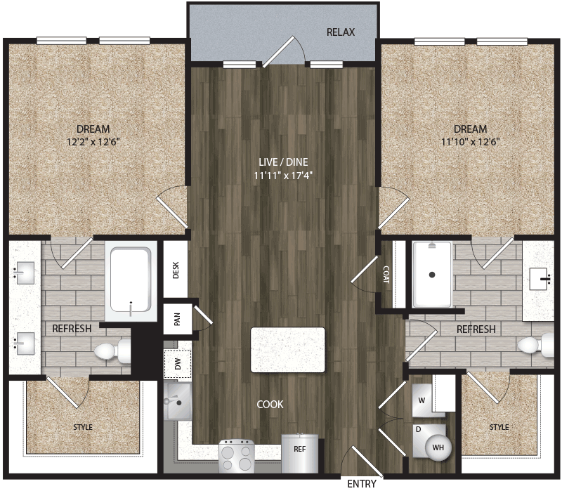 Floor Plan - B2A