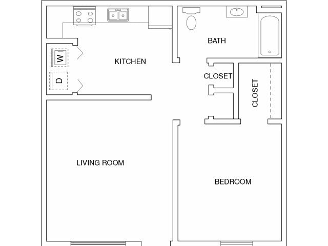 1BR/1BA - 1 Bedroom 1 Bath Grand