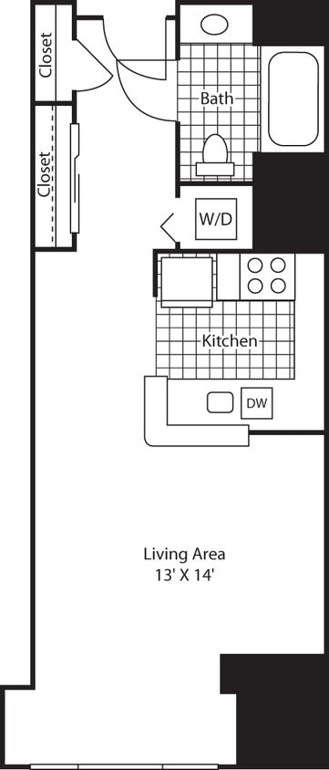 Floor Plan - Studio 533