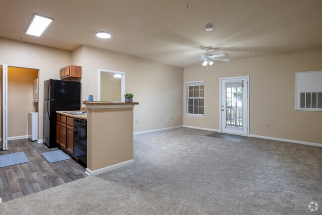 2BR, 2BA - 1,034SF - Kitchen/ Living Room - The Summits