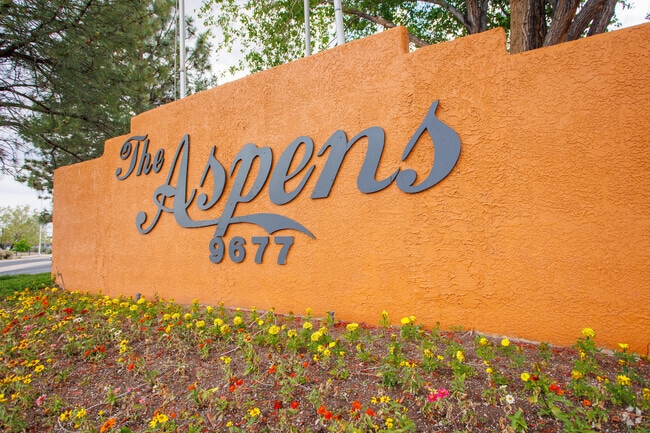 Entrance Sign - The Aspens