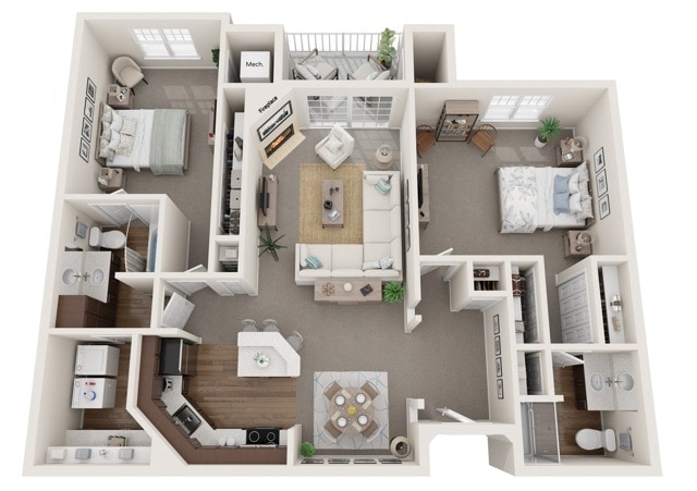The Stadium II | The Landmark at Hatchery Hill | Apartments in Fitchburg, WI - The Stadium II
