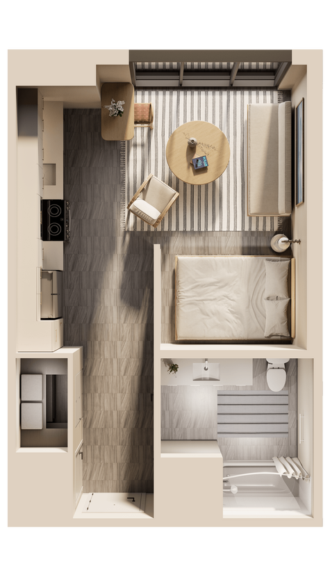 Floor Plan - East Studio on Promenade D