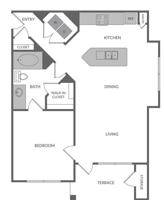 A2 floor plan 91Fifty - A2