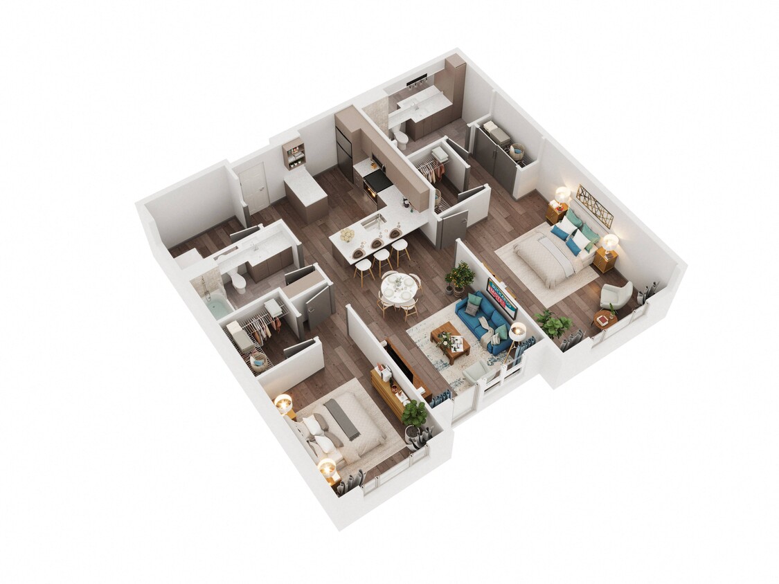 Floor Plan - Two Bedroom 4
