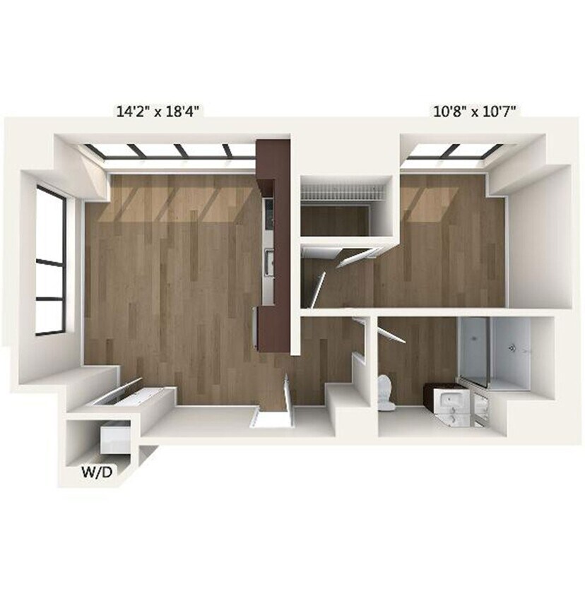 Floor Plan - A8.1 | 1 Bed | 1 Bath