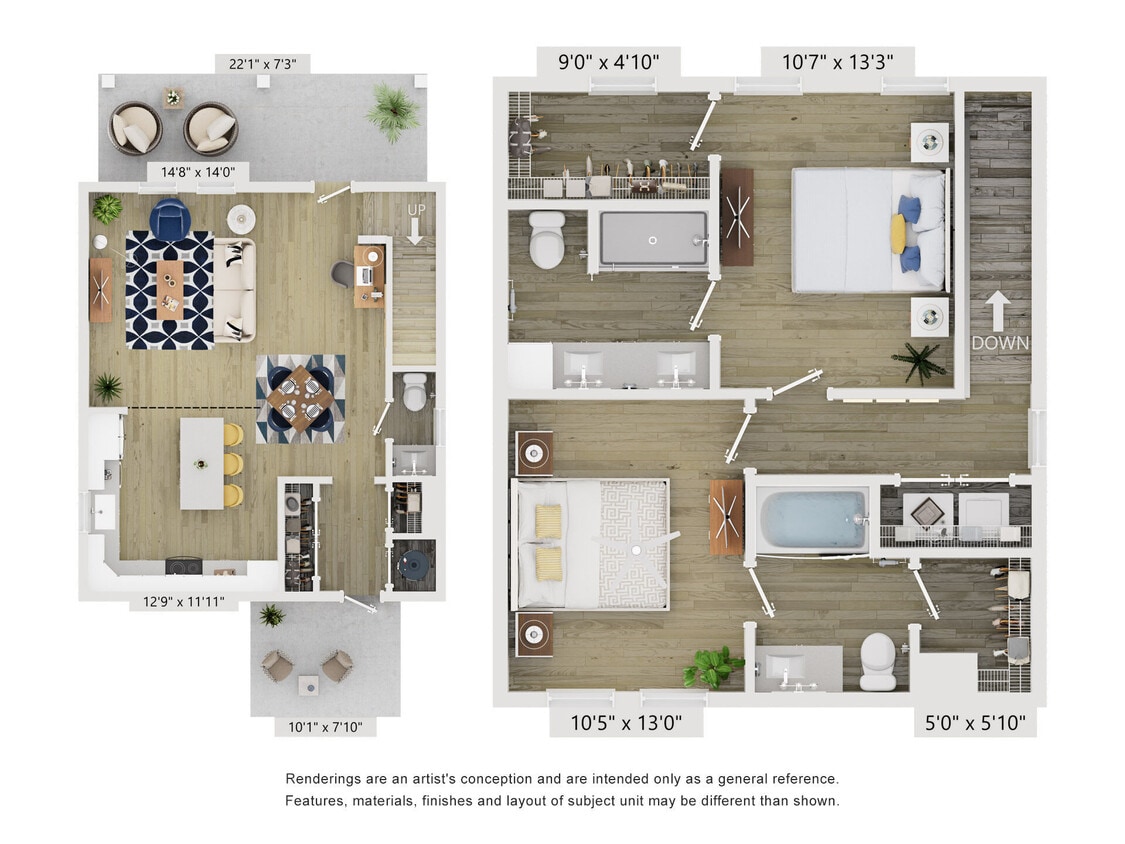 Floor Plan - Cottage B4