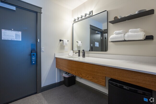 1BR, 1BA - 300SF - Bathroom - Studio's at The Vic