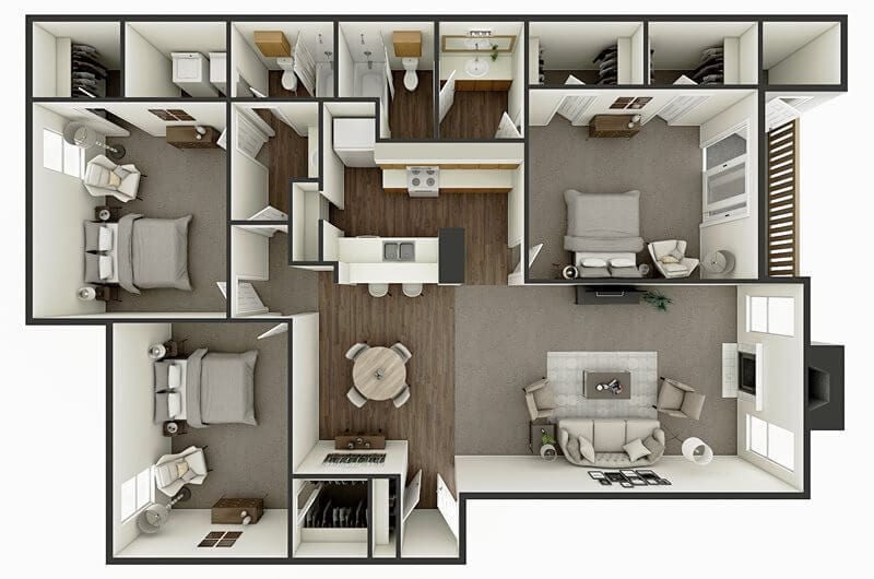 Floor Plan - The Olive