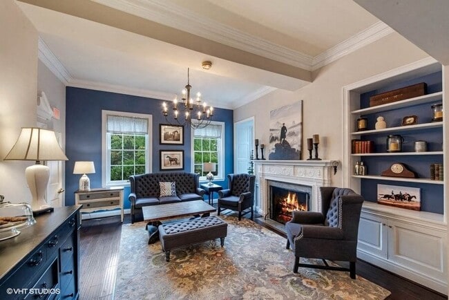 Unique Historic Clubhouse with Ample Seating - The Residences at the Manor Apartments