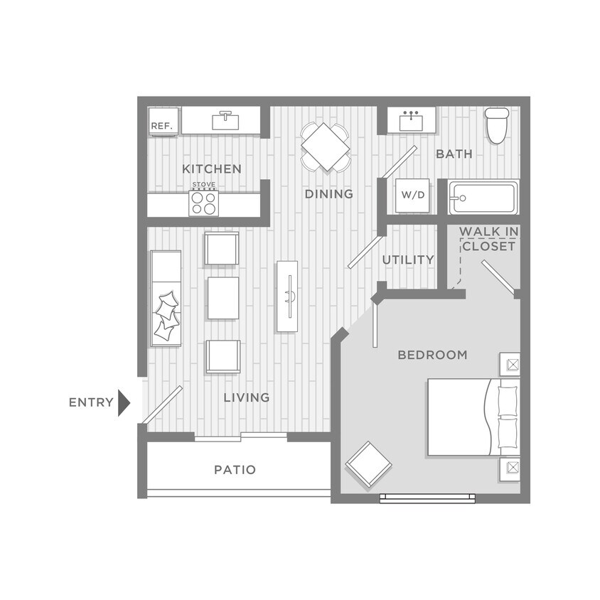 1 bed 1 bath - SMALL 1BR/1BA