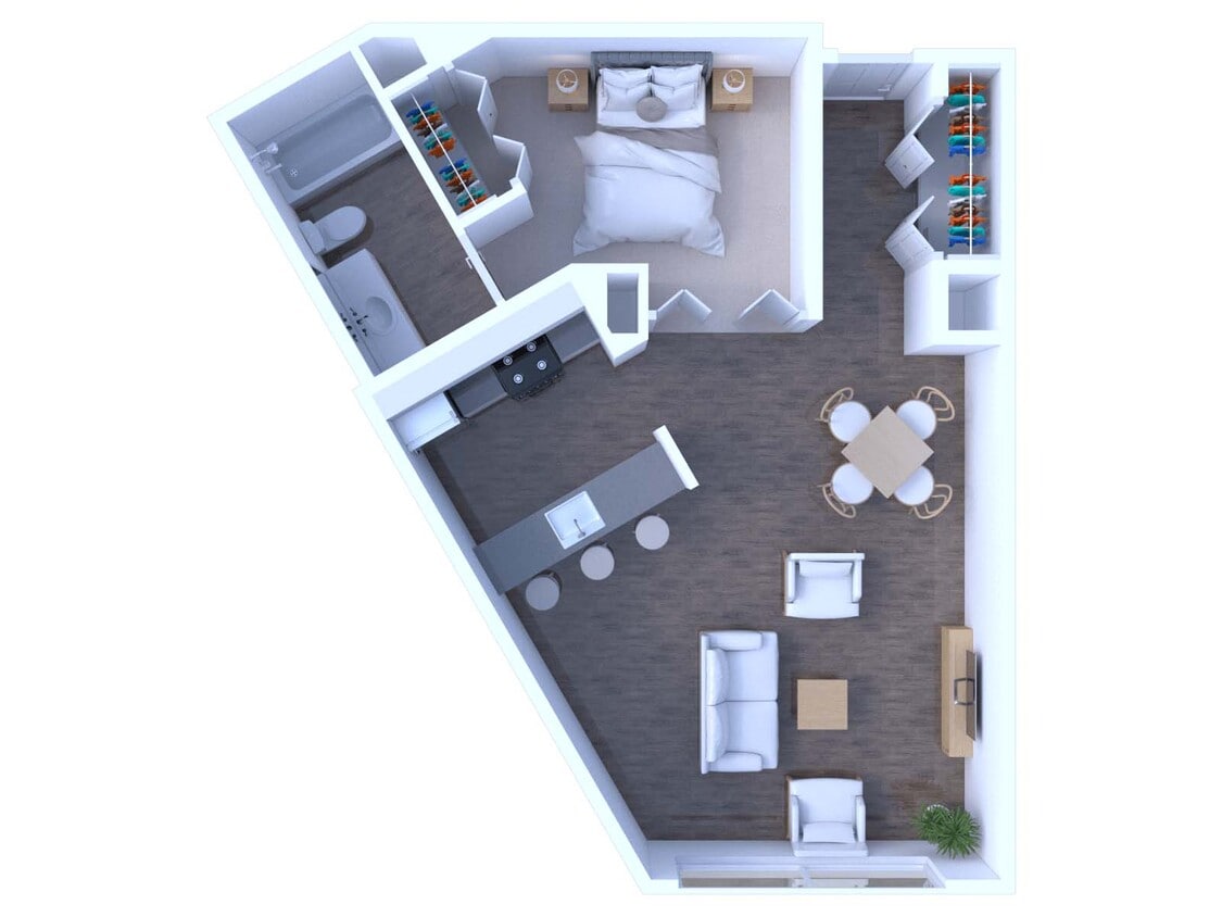 Floor Plan - Studio Floor Plan S1R