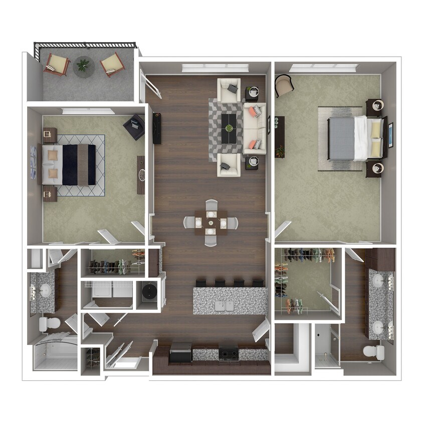 B8 3D Floor Plan - B9