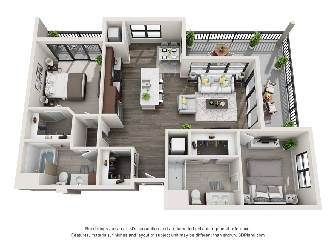 Synergy_Unit-D5.jpg - Sapphire 2 Bed, 2 Bath