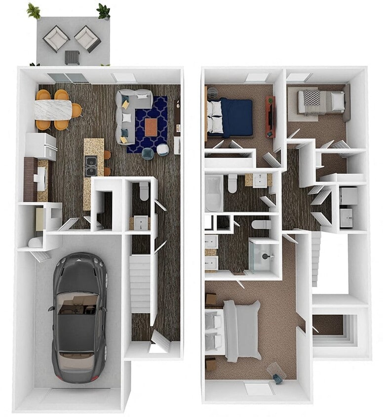 Floor Plan - Townhome | C1