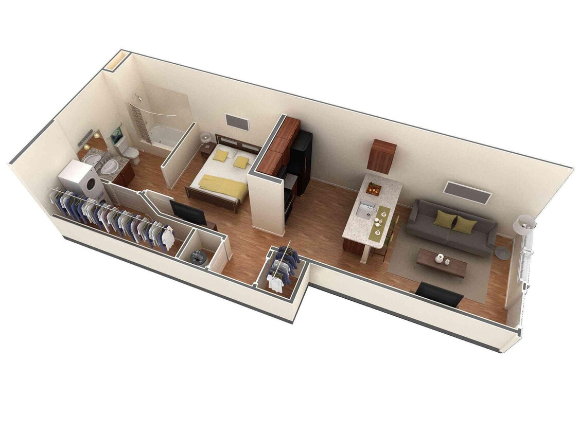Floor Plan - Studio Grand Courtyard