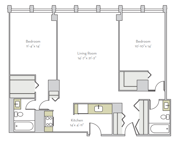 Floor Plan - 2bs07