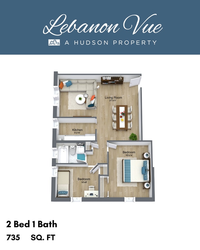 Floor Plan - 2 Bedroom