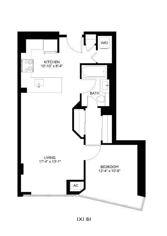 Floor Plan - 1x1 B1