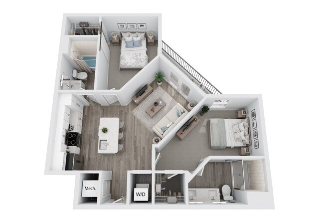 B2 Floor Plan Image - B2