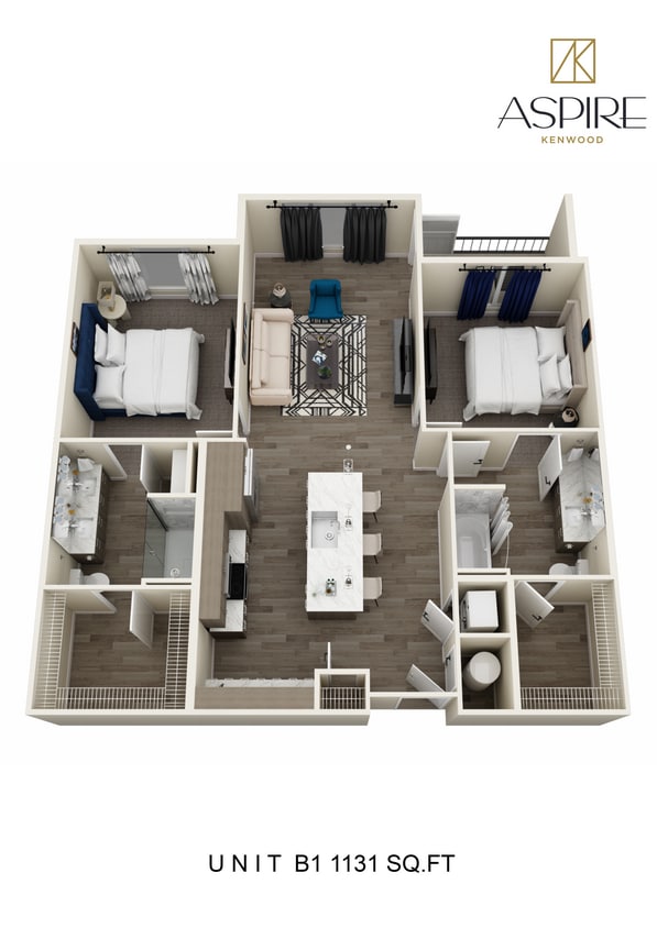 5546-AspireKenwood_Unit B1_Floorplan.jpg - Two Bedroom