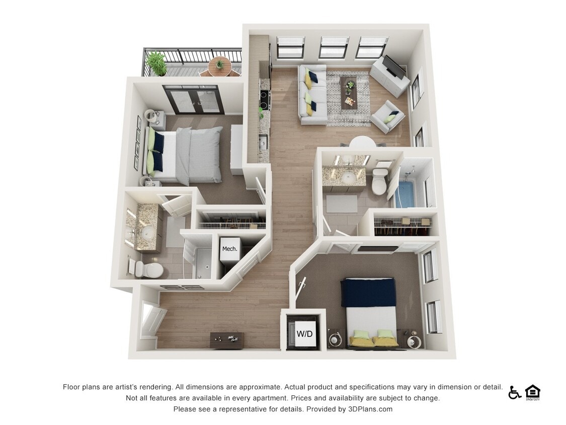 Floor Plan - 2R