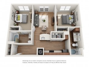 Floor Plan - D'Iberville - ADA