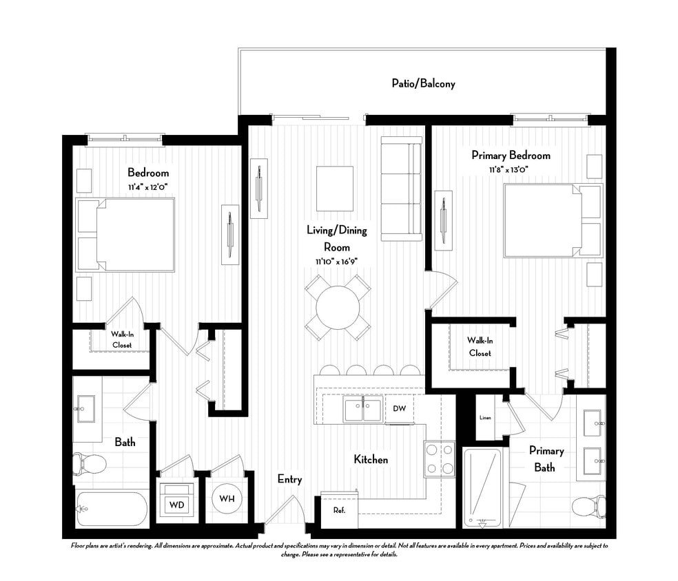 Floor Plan - B1W (Salary Requirements Apply)