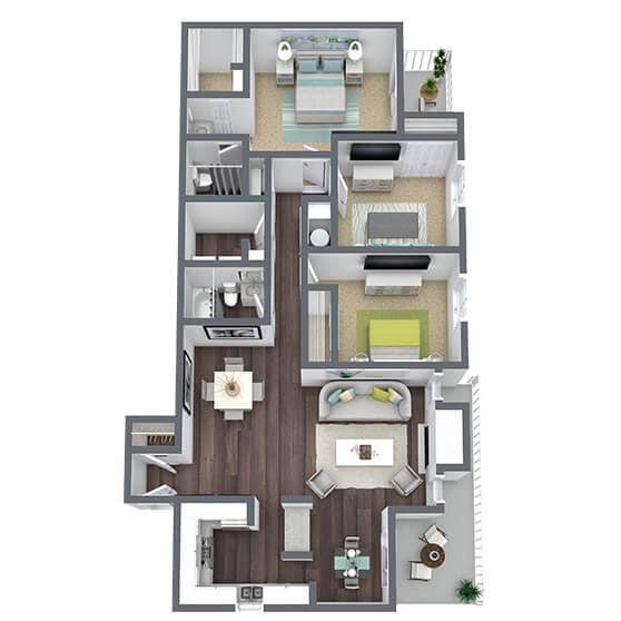 Floor Plan - C1 | Kalilily
