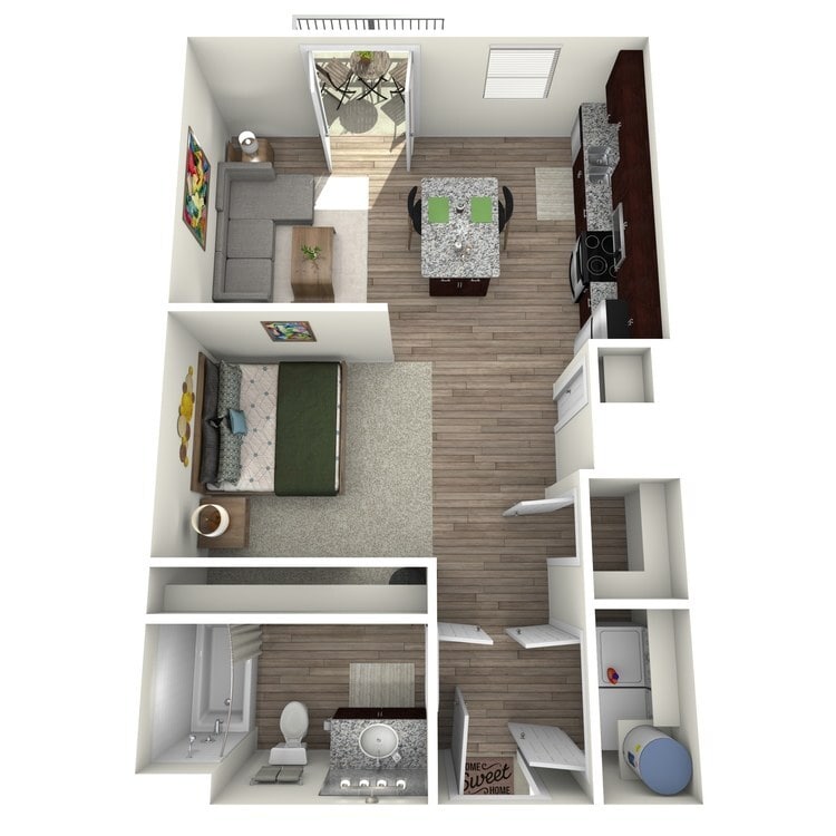 Floor Plan - Studio 2 Highland