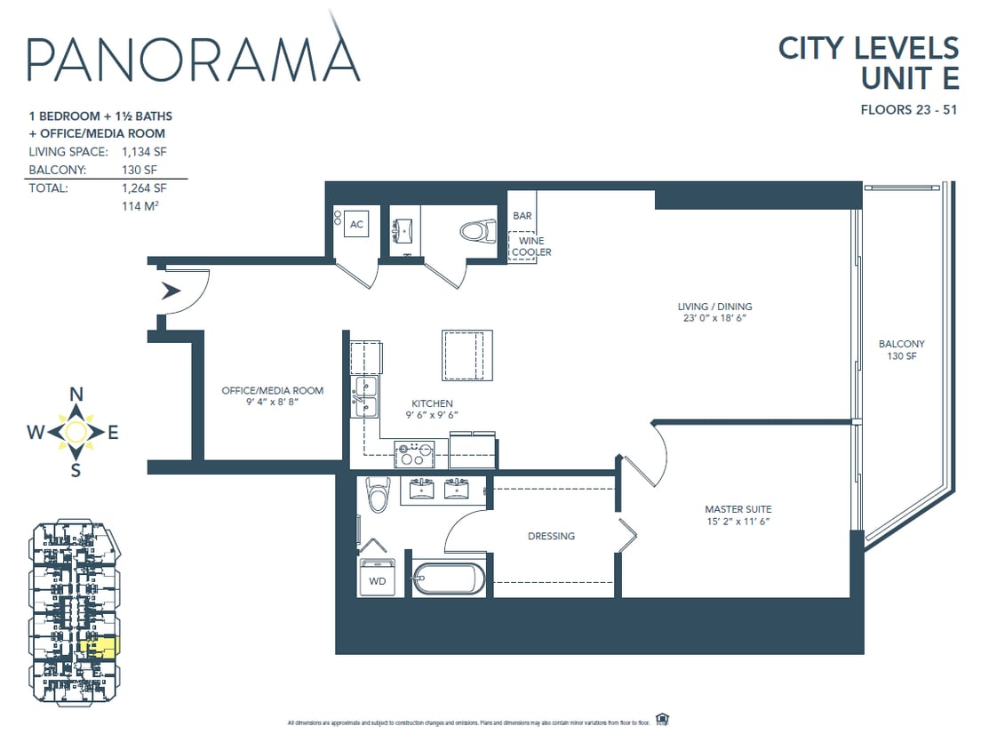 Floor Plan - E  Line - City Level
