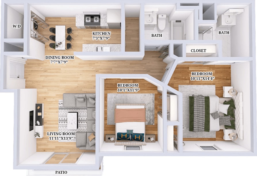 Floor Plan - The Jefferson