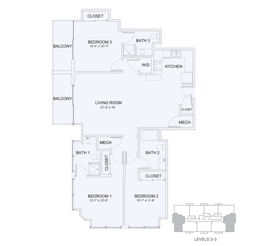 Floor Plan - 3x3 1449