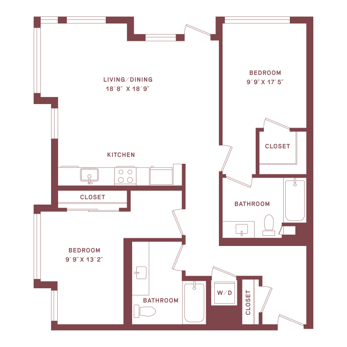 Floor Plan - B2D-W