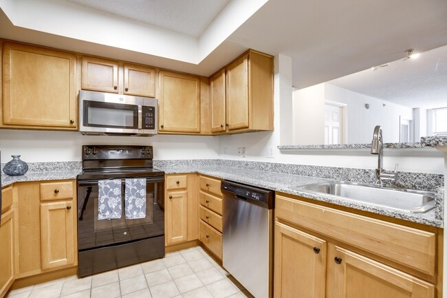 A kitchen at West End Residences, Washington, 20037 - West End Residences