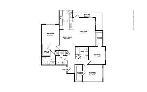 Floor Plan - Green Trails