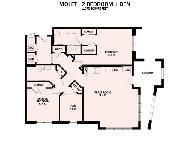 Floor Plan - Violet - Den
