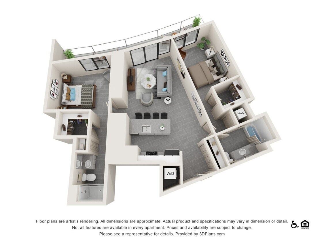 Floor Plan - Two Bedroom C